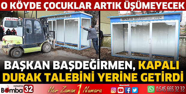 Başkan Başdeğirmen, kapalı durak talebini yerine getirdi