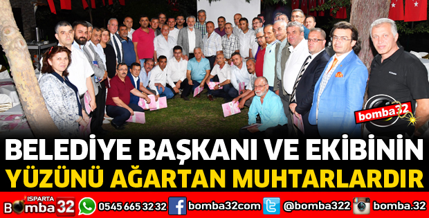 BAŞKAN BAŞDEĞİRMEN MUHTARLARLA BİR ARAYA GELDİ