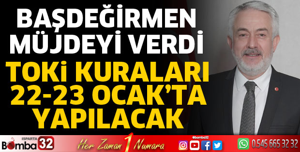 Başkan Başdeğirmen müjdeyi verdi