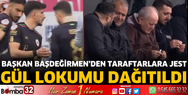 Başkan Başdeğirmen’den taraftarlara jest