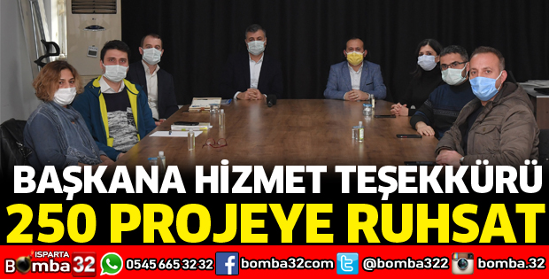 BAŞKAN BAŞDEĞİRMEN’E HİZMET TEŞEKKÜRÜ