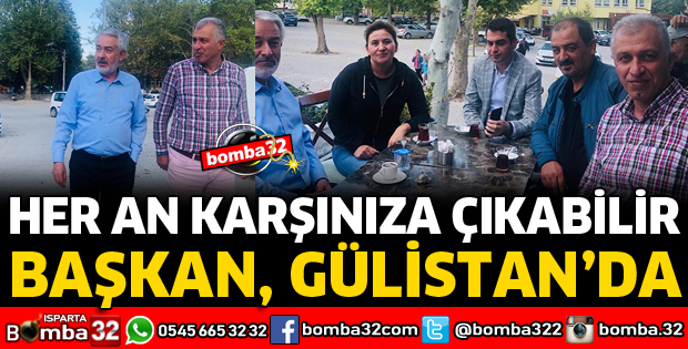 BAŞKAN BAŞDEĞİRMEN GÜLİSTAN MAHALLESİNİ ZİYARET ETTİ