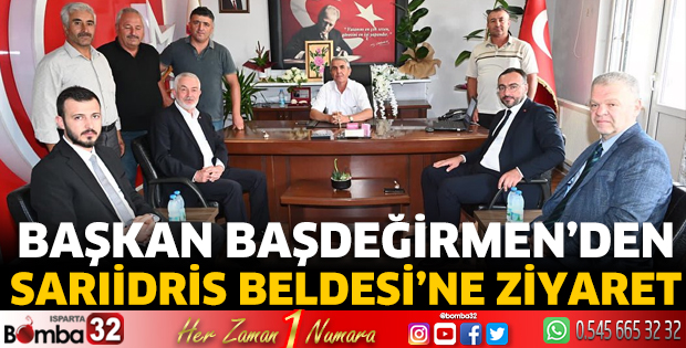 Başkan Başdeğirmen'den Sarıidris  Beldesi'ne ziyaret
