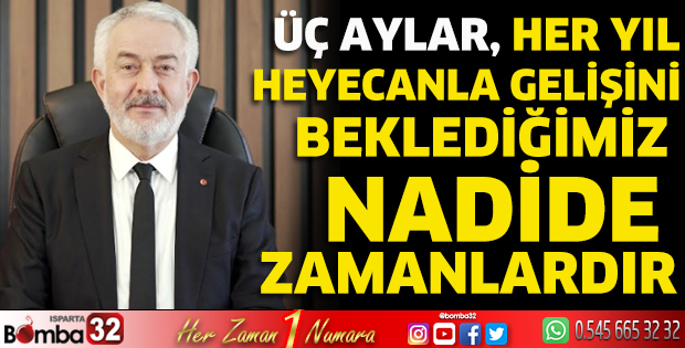 Başkan Başdeğirmen'in Üç Aylar ve Regaib Kandili mesajı