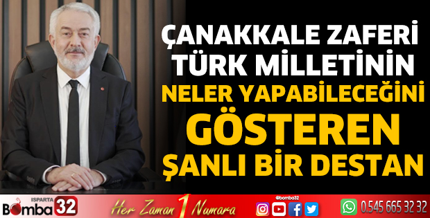 Başkan Başdeğrimen'in 18 Mart mesajı