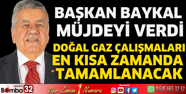 Başkan Baykal müjdeyi verdi