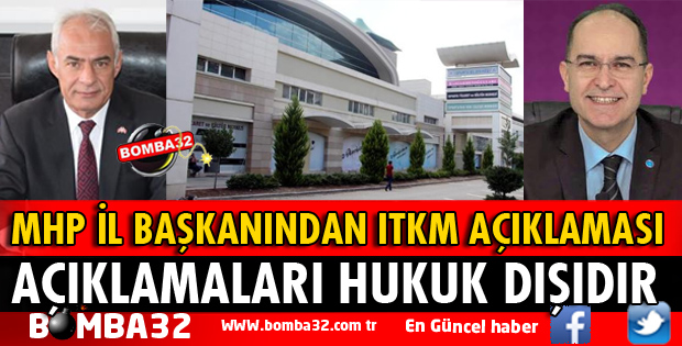 BAŞKAN BAYRAM'DAN ITKM AÇIKLAMASI