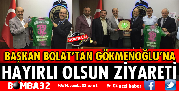 BAŞKAN BOLAT'TAN GÖKMENOĞLU'NA HAYIRLI OLSUN ZİYARETİ