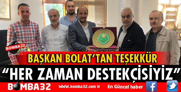 BAŞKAN BOLAT'TAN HEDİYE UN FABRİKASI'NA ZİYARET