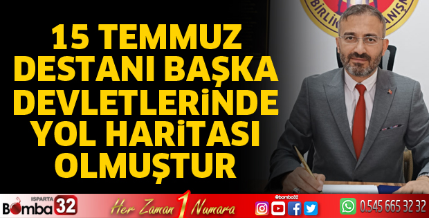 Başkan Çapan'dan 15 Temmuz mesajı