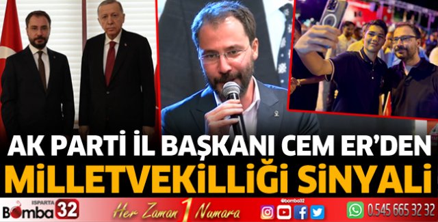 Başkan Cem Er'den milletvekilliği sinyali 