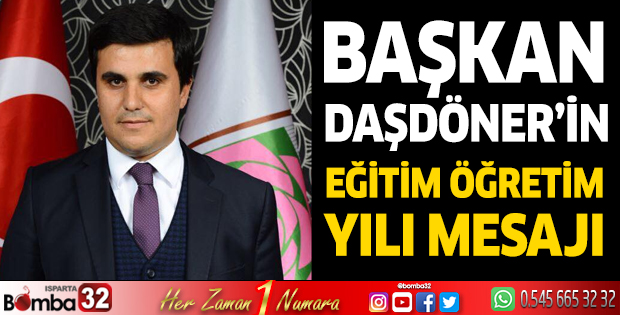 Başkan Daşdöner’den eğitim öğretim yılı mesajı