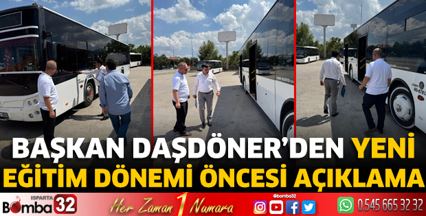 Başkan Daşdöner'den açıklama