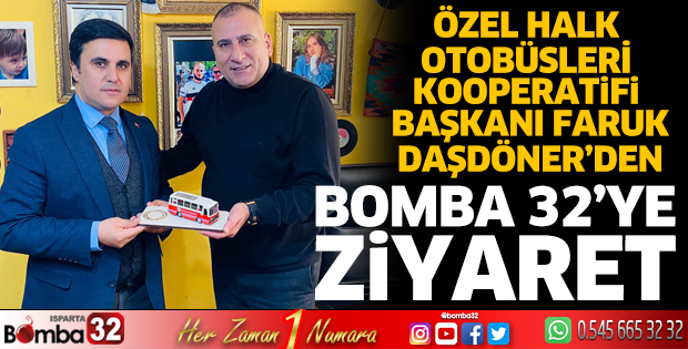 Başkan Daşdöner'den Bomba 32'ye ziyaret