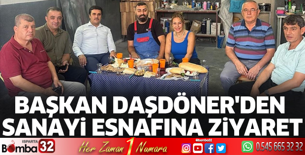 Başkan Daşdöner'den sanayi esnafına ziyaret