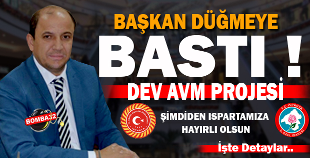 BAŞKAN DÜĞMEYE BASTI