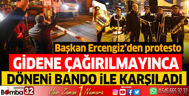 Başkan Ercengiz'den protesto!