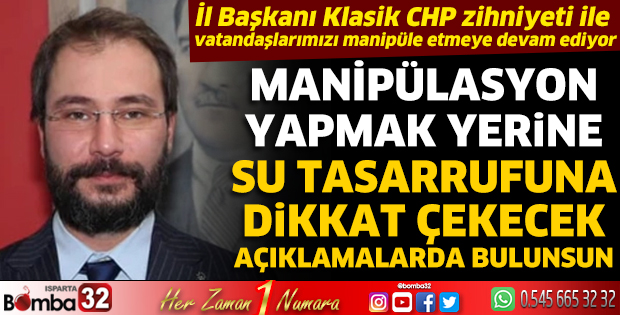 Başkan Er'den su faturalarına yansıtılan fiyat açıklaması