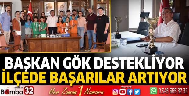 Başkan Gök destekliyor, ilçede başarılar artıyor 