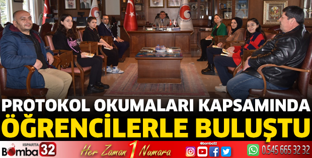 Başkan Gök, öğrencilerle buluştu