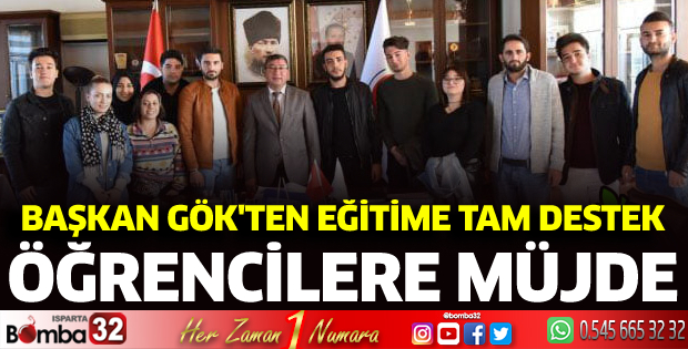 Başkan Gök'ten eğitime tam destek