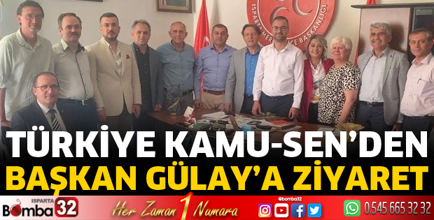 Başkan Gülay'a hayırlı olsun ziyareti