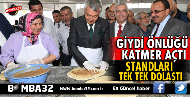 BAŞKAN GÜNAYDIN GİYDİ ÖNLÜĞÜ KATMER AÇTI