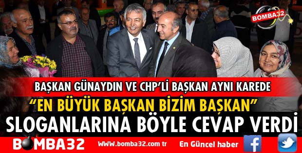BAŞKAN GÜNAYDIN İLÇENİN TEK KÖYÜNDE ŞENLİK DÜZENLEDİ