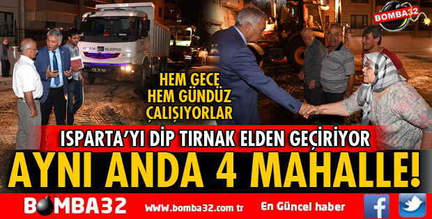 BAŞKAN GÜNAYDIN MAHALLELERİ DİP TIRNAK YENİLİYOR