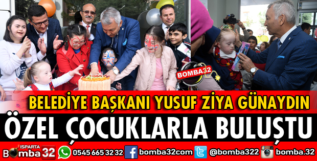 BAŞKAN GÜNAYDIN ÖZEL ÇOCUKLARLA BİR ARAYA GELDİ