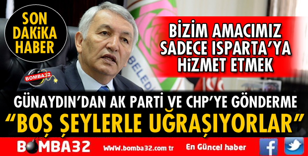 BAŞKAN GÜNAYDIN’DAN ŞOK AÇIKLAMALAR