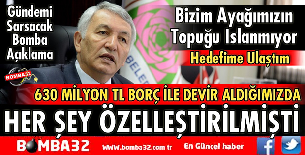 BAŞKAN GÜNAYDIN'DAN BOMBA AÇIKLAMALAR