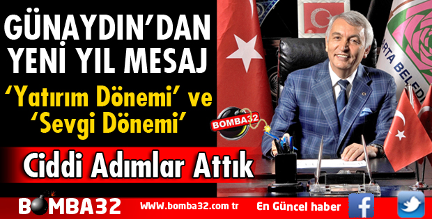 BAŞKAN GÜNAYDINDAN YENİ YIL MESAJI