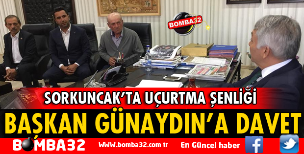 BAŞKAN GÜNAYDIN'I UÇURTMA ŞENLİĞİNE DAVET ETTİLER