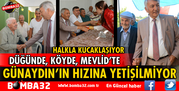 BAŞKAN GÜNAYDIN'IN HIZINA YETİŞİLMİYOR