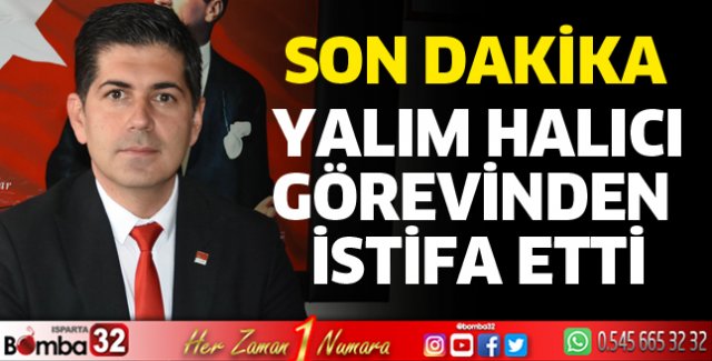 Başkan Halıcı istifa etti