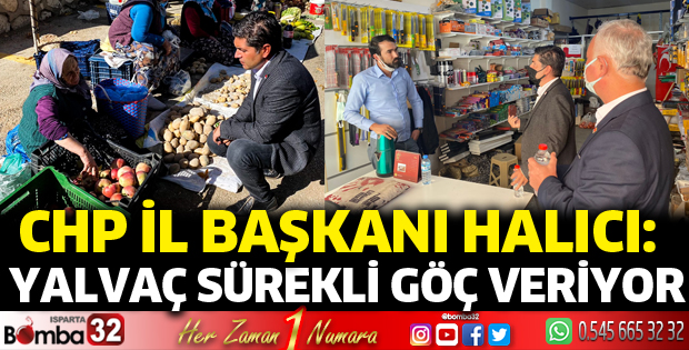 Başkan Halıcı, Yalvaçlılarla buluştu