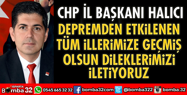BAŞKAN HALICI'DAN GEÇMİŞ OLSUN MESAJI