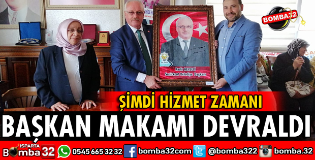 BAŞKAN HEYBELİ MAKAMA OTURDU