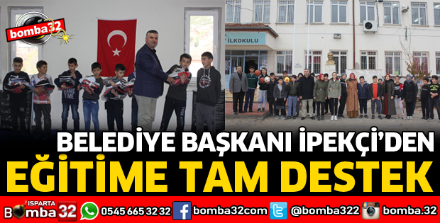 BAŞKAN İPEKÇİ'DEN EĞİTİME DESTEK
