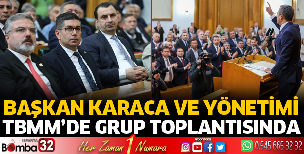 Başkan Karaca ve yönetimi TBMM'de