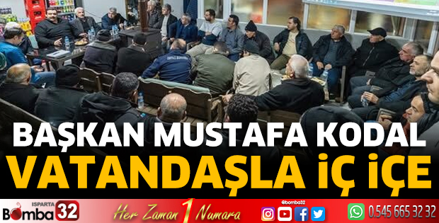 Başkan Kodal vatandaşla iç içe