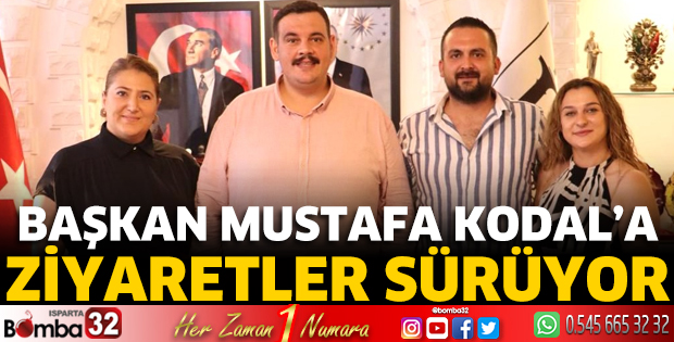 Başkan Kodal'a ziyaretler sürüyor