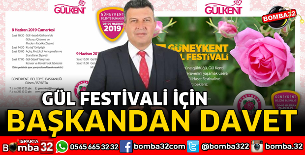 BAŞKAN KUTSAL'DAN FESTİVAL DAVETİ