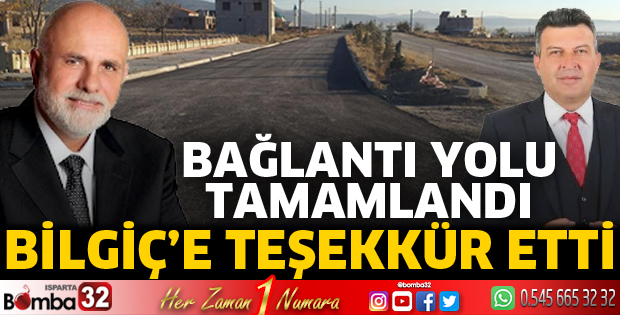 Başkan Kutsal'dan sıcak asfalt teşekkürü