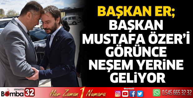 Başkan Mustafa Özer’e tebrik ziyareti
