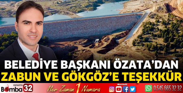 Başkan Özata'dan Zabun ve Gökgöz'e teşekkür