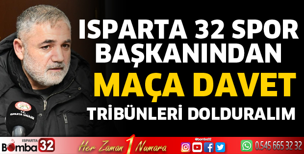 Başkan Özdemir'den maça davet