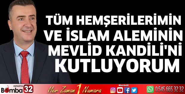 Başkan Özer'in kandil mesajı