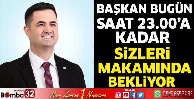 Başkan Özmen, vatandaşları bekliyor